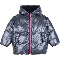 Billieblush Polstret Jakke - Navy m. Glitter - - 10 år (140) - Dunjakke