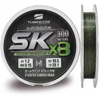 Tubertini Sk X8 Flettet Fiskesnøre 300 M