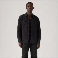 Levi's for man. 85744-0127 Black Barstow Western shirt (M), Casual, Cotton, Long sleeve