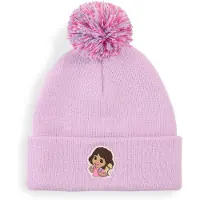 Puma x DORA THE EXPLORER Mid Crown Pom Beanie Kids, Accessories, Mauve Glow, YOUTH