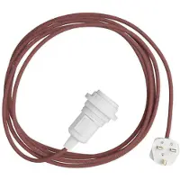 Creative Cables Snake Zig-zag Shade Ready Lampeholder Med Ledning