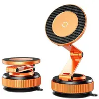 Mtp Products X69ZS Magnetisk bilholder for mobiltelefon med 360° rotasjon - oransje