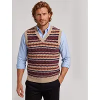 Sebago for man. 761264W Multicolor Stow Vest (S), Casual, Wool, Sleeveless / Straps