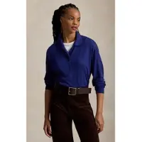 Ralph Lauren for woman. 211B17729002 Blue polo neck wool sweater (M), Casual, Long sleeve