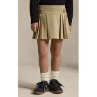 Ralph Lauren for girl. 312749584002 Beige ponte pleated skort (6.5años= 124/128cm), Casual, Polyester, children's fashion