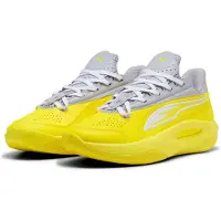 Puma Scoot Zeros III Basketball Shoes Unisex, Women, Lemon Crush/Vibrant Silver, 46