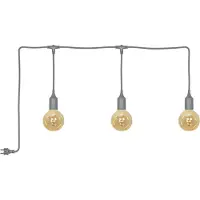 Osram lyslenke ENDURA DECOR, grå, 7 m, 3 lyskilder, IP44