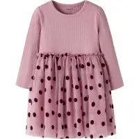 Name It Mini Kjole - Tyll - NmfNagina - Lilas - - 3 år (98) - Kjole