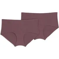 Puma Women's Mini Shorts (2-Pack), Women, Dark Brown Wood, XS