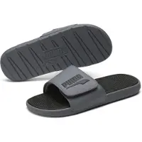 Puma Cool Cat 2.0 V FS Slides, Shoes, Cool Dark Gray/Black, 35.5
