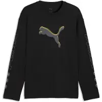 Puma Sport Relaxed Street Long Sleeve Tee Men, Men, Black, L