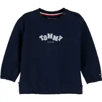 Tommy Hilfiger Collegegenser - Dark Blue m. Trykk - - 1½ år (86) - Collegegenser