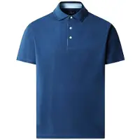 Hackett for man. HM5600197 polo jersey short sleeve classic fit blue (XL), Casual, Cotton