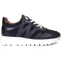 Wonders for woman. A-24110_941_10602 Odisei 110 Leather Sneakers Navy Blue (40), Flat, Laces, Casual