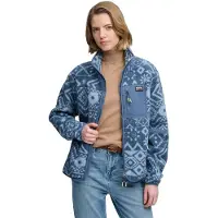 Superdry Outdoor Printed Fleece Genser Med Hel Glidelås