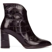 Wonders for woman. M-5444_2415_9332 Aurora Leather Boots 44 Brown (41), 5 to 8 cm, Zip, Classic