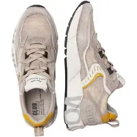 Voile Blanche for man. 2017465 Gray Club01 Leather Sneakers (41), Flat, Laces, Casual, Grey