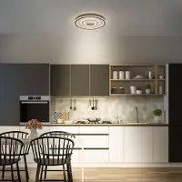 Osram LED-taklampe ORBIS CRISTALLY, hvit, Ø 43 cm, CCT