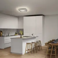 Osram LED-taklampe ORBIS SPIRAL SQUARE, 36 x 36 cm, grå