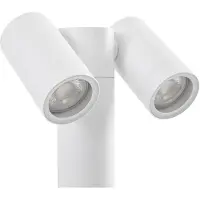 PRIOS -veilampe Tulimar, 2 lyskilder, 60 cm, hvit, IP65