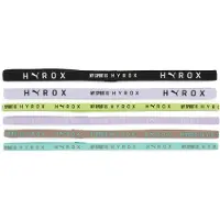 Puma x HYROX Hairbands (6-Pack), Sport, Black/White/Sunny Lime, OSFA