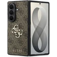 GUESS Big 4G-logoetui til Samsung Galaxy Z Fold 8 Ultra – brunt