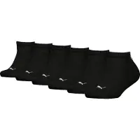 Puma Kids' Sneaker Socks (6-Pack), Shop, Black, 35-38