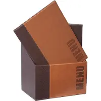 Securit MC-BOX-TRA4-LB, A4, Metall, PU lær, Brun, Matt, Lakk, Plastikk, Avrundede hjørner