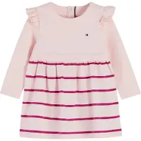 Tommy Hilfiger Kjole - Essential - Lunefull Rosa Stripe - - 2 år (92) - Kjole