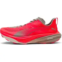Puma Deviate NITRO Elite Trail Running Shoes Men, Shoes, Ultra Red/Mouse Gray, 48.5