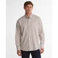 Barbour for man. MSH5046 Preston Regular Tattersall Burgundy Shirt (XXL), Casual, Maroon, Cotton, Long sleeve