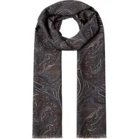 Hackett for man. HM0400120 Brown Mad Paisley Scarf (OSFA), Casual, Wool, Classic
