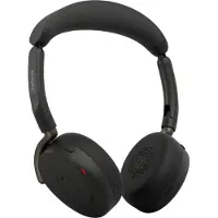 Jabra Evolve3 65 Flex MS Svart med Link 390c og trådløs ladestasjon