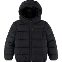 Levi's Polstret Jakke - Puffer - Jet Black - - 10 år (140) - Dunjakke