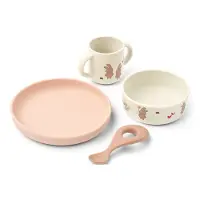 Liewood Spisesett - Vivi - Wild Child/Rosey - - OneSize - Spisesett