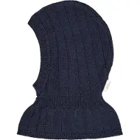 Copenhagen Colors Balaclava - Strikk - Ull - 1-lag - Navy - - 53-54 cm - Balaclava - enkel