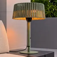 LUCANDE varmestråler Pyravo, grønn, aluminium, 70 cm, IP44