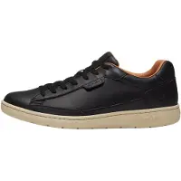 Timberland for man. TB0A5P7QW021 Portofino Pier black leather trainers (40), Flat, Laces, Casual