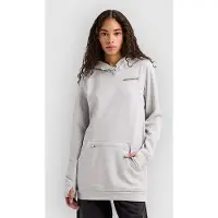 Burton Oak Long Pullover Hettegenser grå