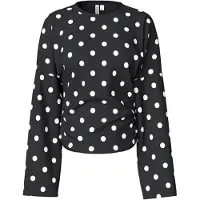 Pieces Pcalli Langermet Topp