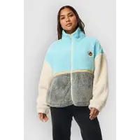 Rip Curl Surf Revival Heritage Zip Thru Polar Fleecejakke blå