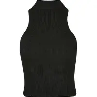 Urban Classics Short Rib Knit Turtleneck Ermeløs T-skjorte