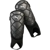 Puma KING Soft Ankle Shin Guards Unisex, Accessories, Black/Feather Gray, XS