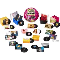 Mga 's Miniverse Real Music spillbare miniatyrvinylplater, assortert