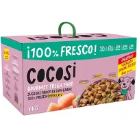 Cocosi Halvfuktige Kyllingbiter Med Hundefôr Av 100 % Ferskt Kjøtt 6kg
