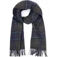 Barbour Skjerf Braden Wool Classic Tartan Flerfarget Grønn Mørkegrønn