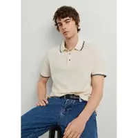Pepe Jeans for man. PM5400201 Off-white Muller polo shirt (M), Casual, Cotton, Short sleeve