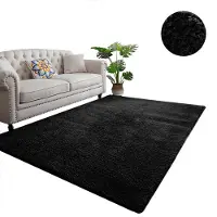 Strado Alpaca teppe 200x260 - AlpaBlack (Svart)