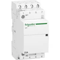 Schneider Electric Acti9 ict manual control contactor 25 a 4 no 220 - 240 v ac 50 hz