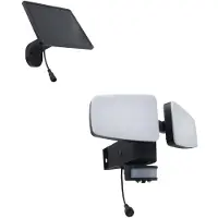 Heitronic Utendørs LED-vegglampe Duplex, 2 lyskilder, hjørnemontering